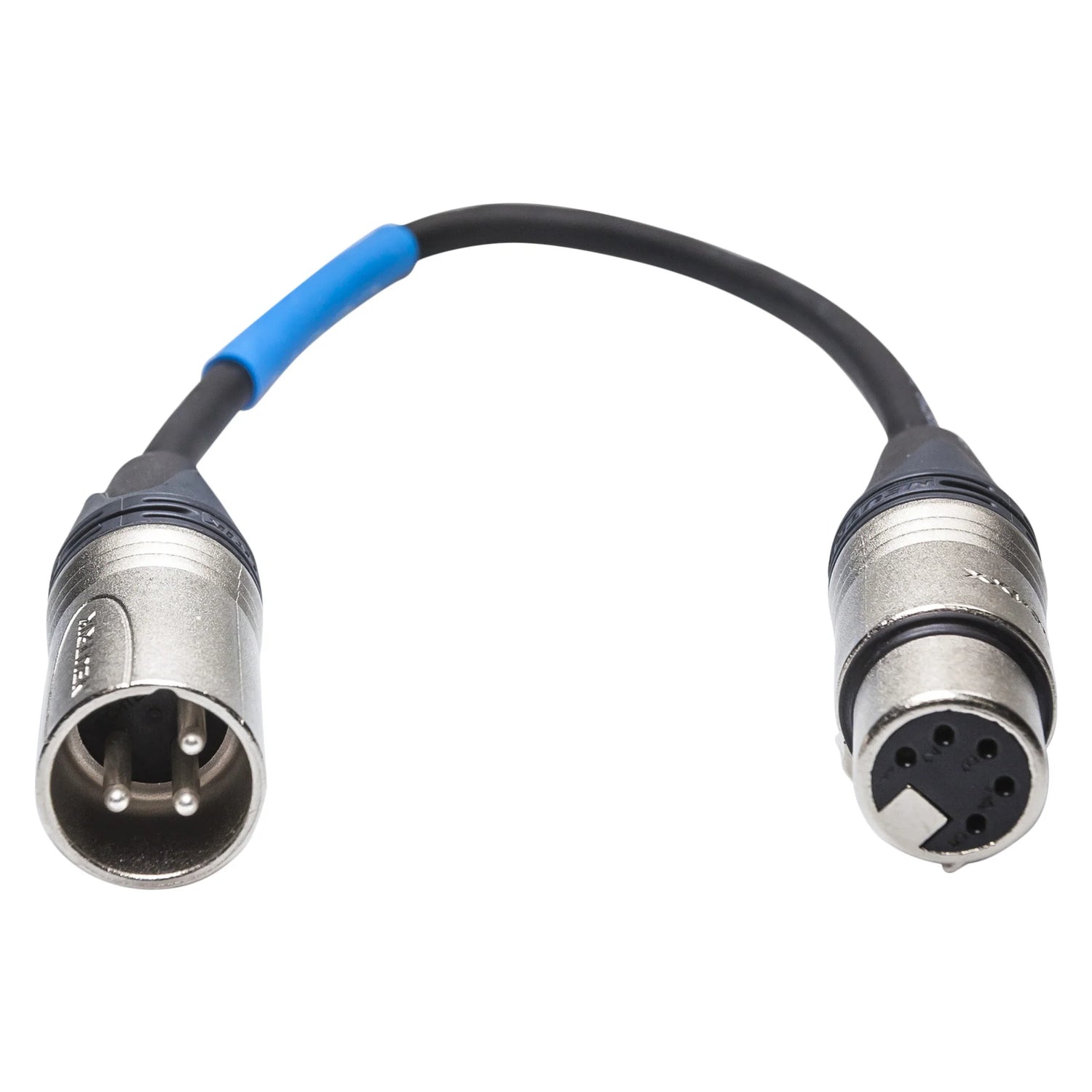 Adapter 4 x XLR3 to XLR5 - Front View