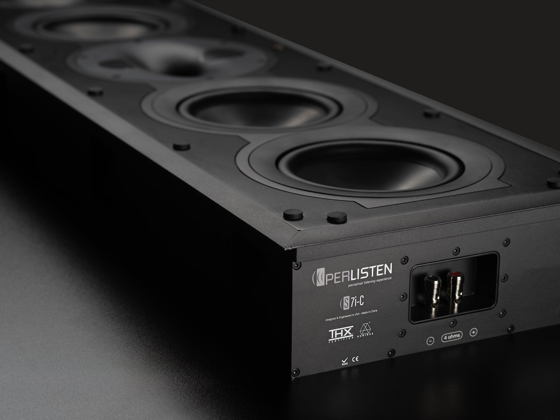 Perlisten Audio S7i-C In Wall Center Speaker - Detail View 3