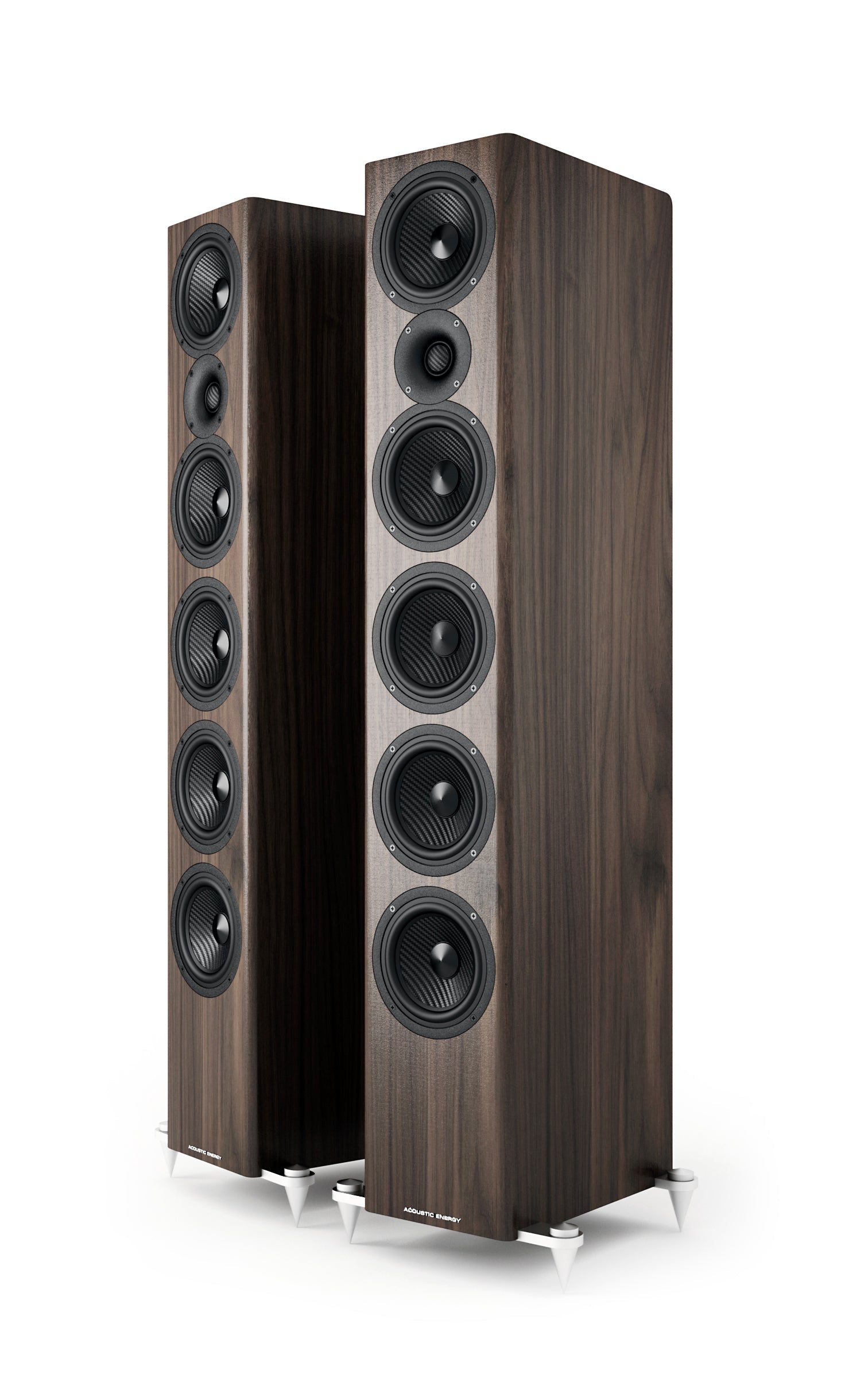Acoustic Energy AE520 Speaker in American Walnut Wood Veneer