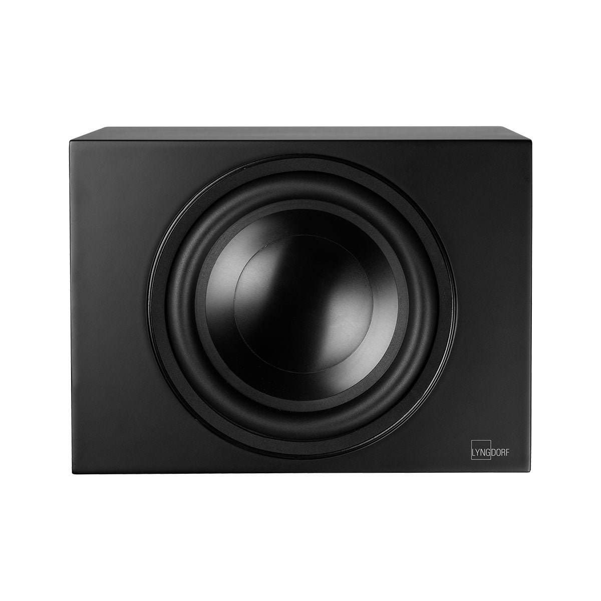 Lyngdorf BW-3 Audiophile Subwoofer in Matte White with Grey Grille