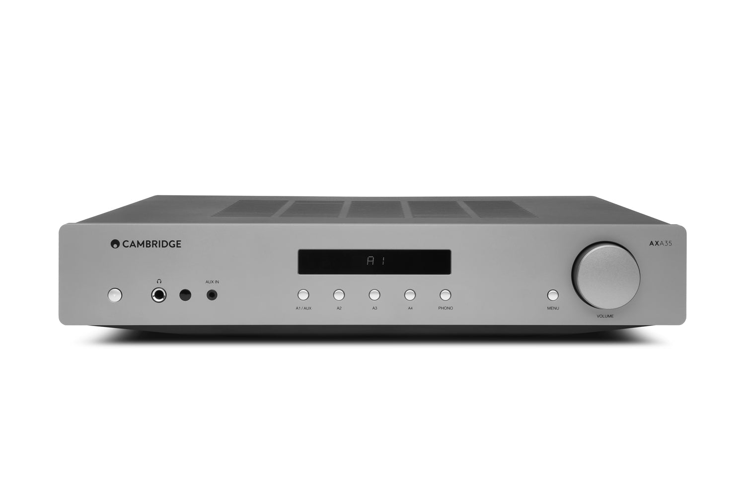 Cambridge Audio AXA35 Integrated Amplifier with Built-In Phono Stage in Grey