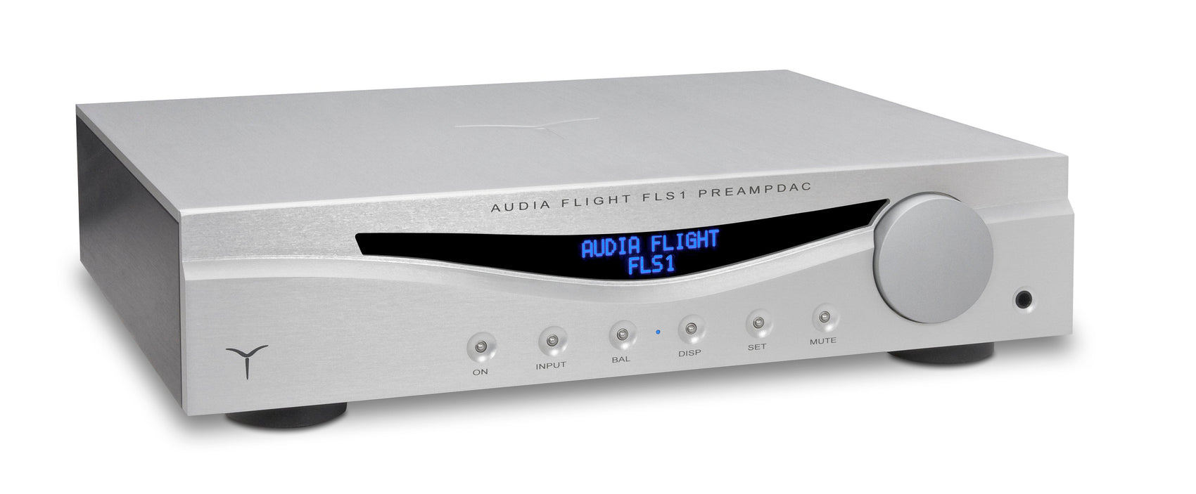 Audia Flight FLS 1 Fully Balanced Stereo PreAmp/Headphone Amplifier in Silver