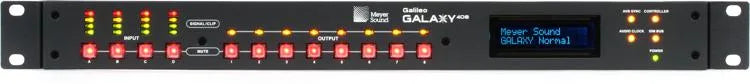 Meyer Sound GALAXY 408 DSP Processor - 4-in/8-out FPGA-based with Milan AVB