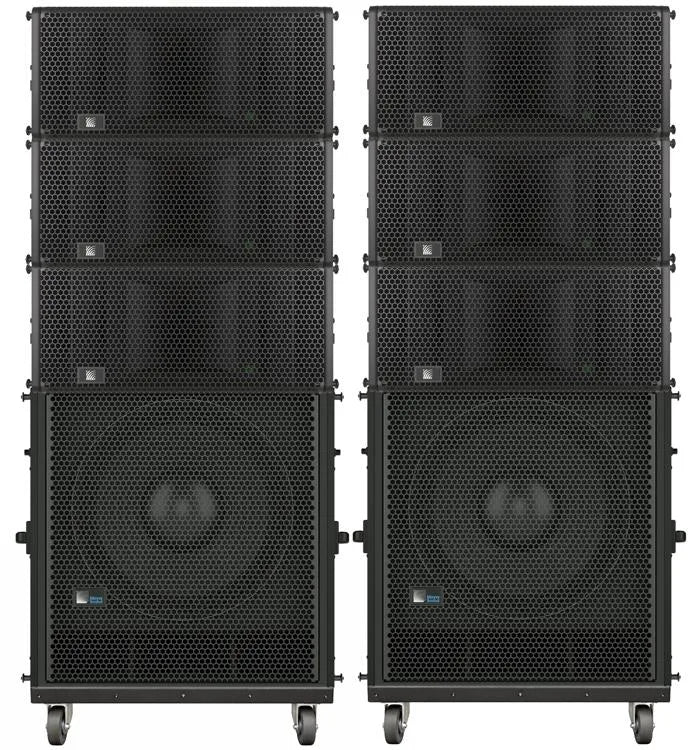 Meyer Sound LEOPARD Power Couple Line Array System - 6 Compact Line Array Loudspeakers with 2x18-inch Powered Subwoofers