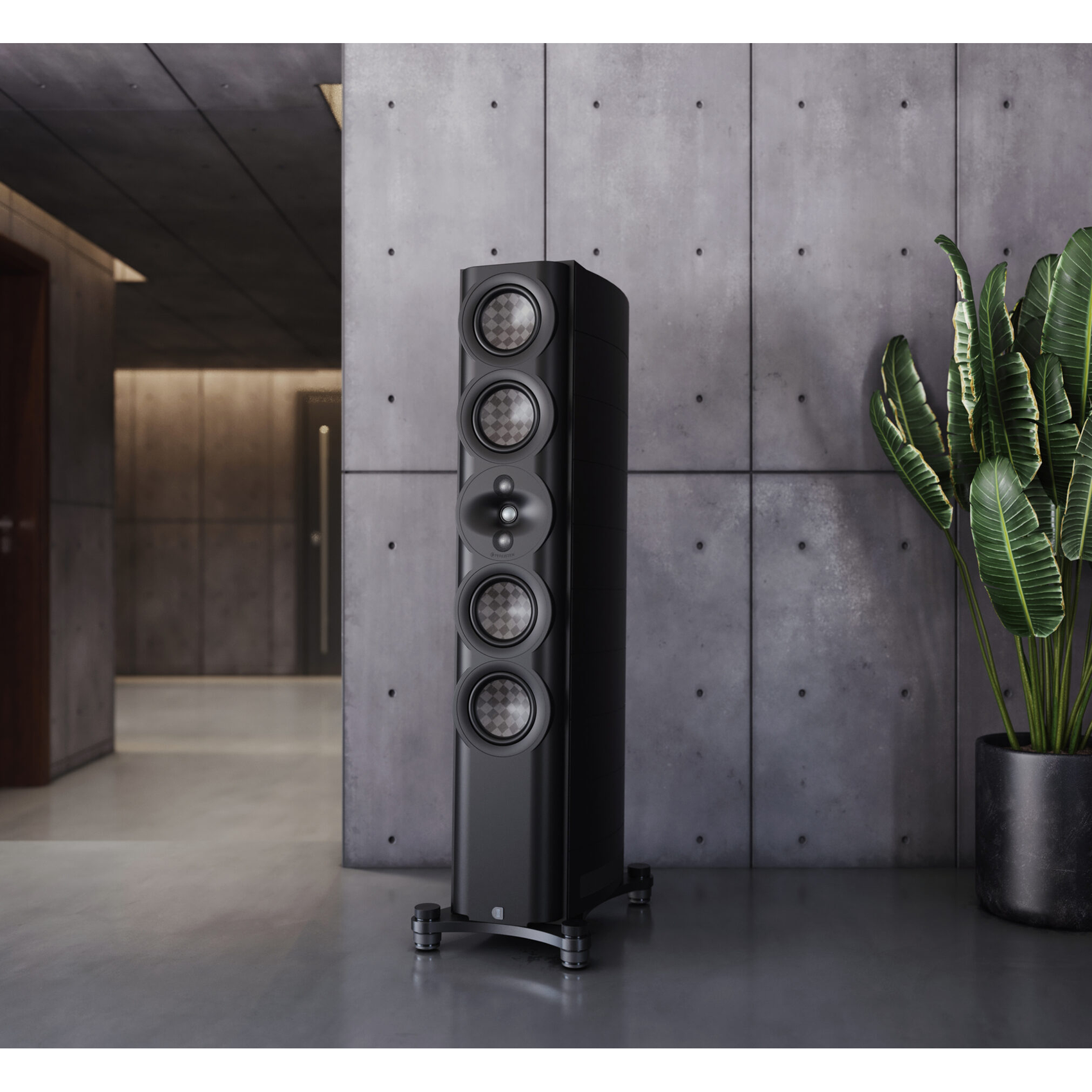 Perlisten Audio S7t Black Edition (Pair) - Front View