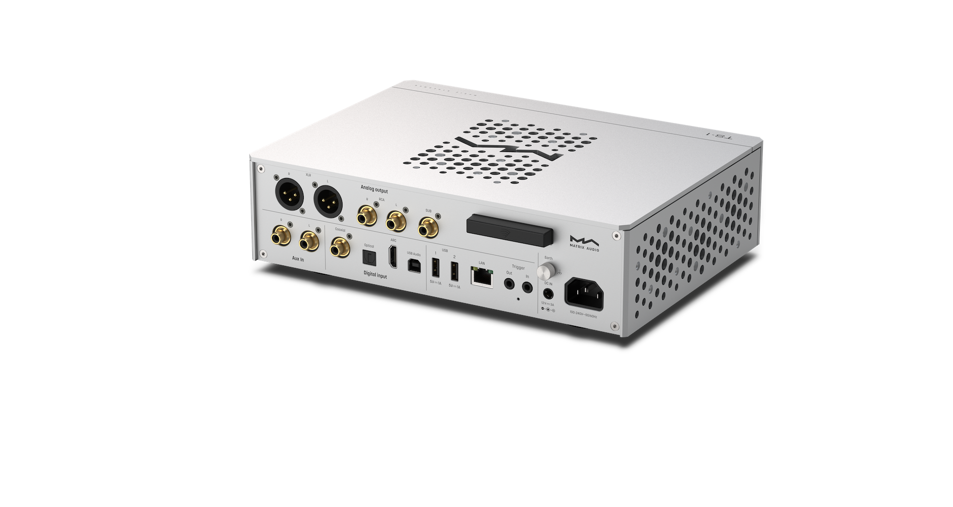 Matrix Audio TS-1 Music Streamer/DAC/Headphone Amplifier - Detail View 7