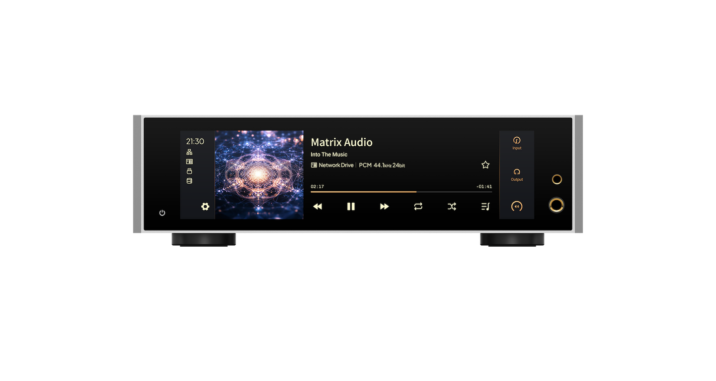 Matrix Audio TS-1 Music Streamer/DAC/Headphone Amplifier - Detail View 2