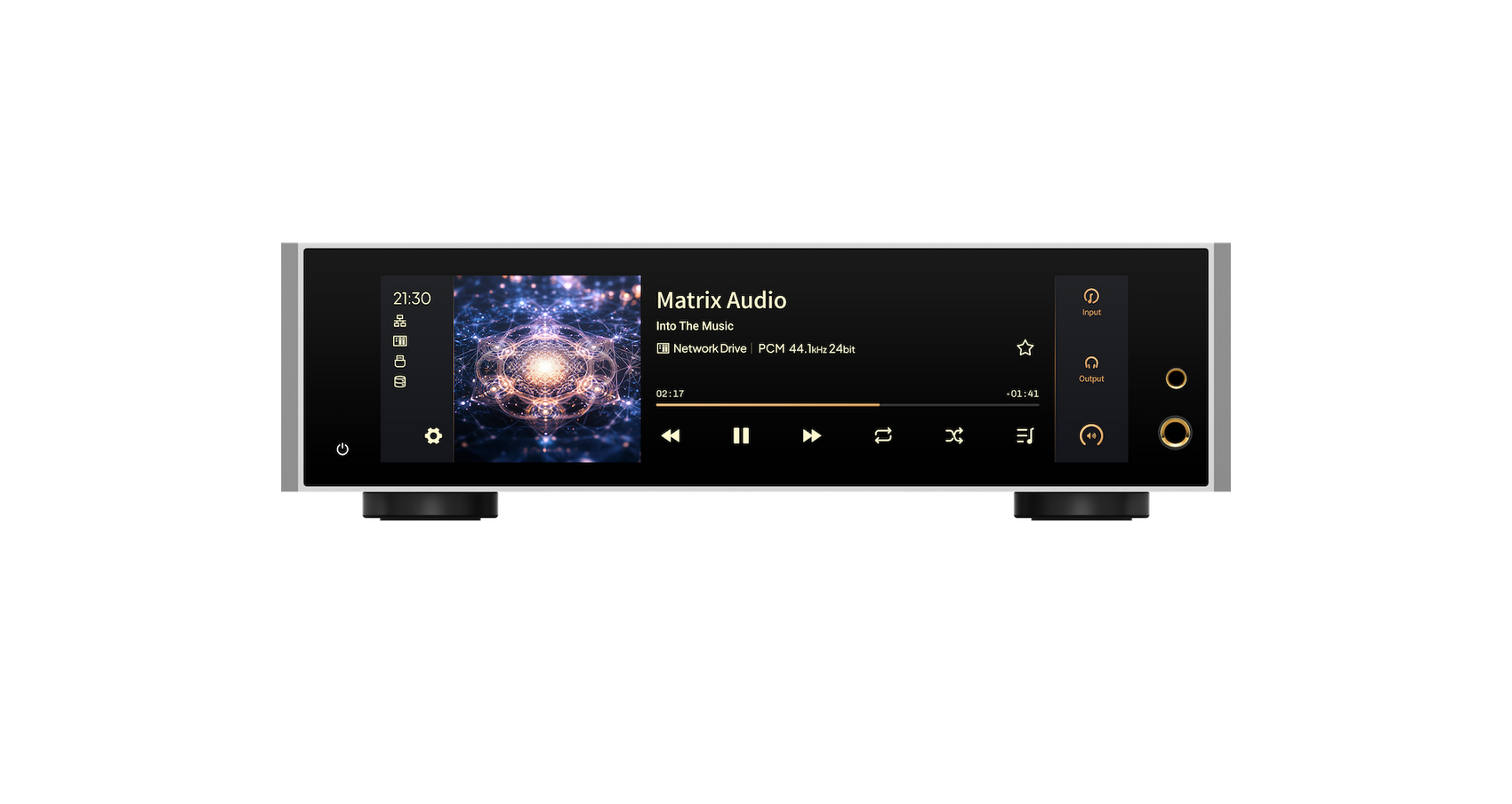 Matrix Audio TS-1 Music Streamer/DAC/Headphone Amplifier - Detail View 2
