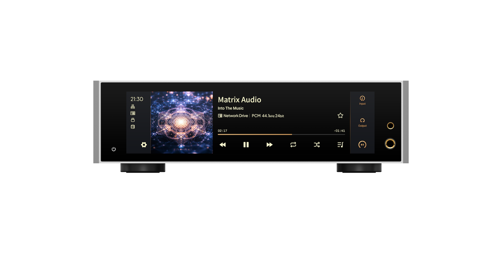 Matrix Audio TS-1 Music Streamer/DAC/Headphone Amplifier - Detail View 2
