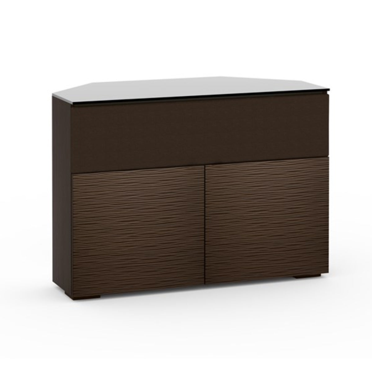Salamander Designs Berlin 329 Twin-Width AV Cabinet with Center Speaker Opening Corner in Wenge