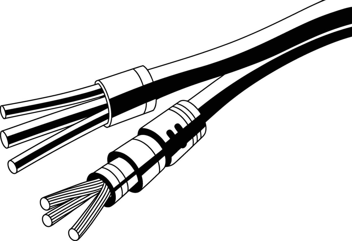 1.5m Input Breakout cable - 8 ch. SUBD25- XLRF - Front View