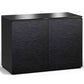 Salamander Designs Chameleon Chicago 323 Twin-Width AV Cabinet - Black Oak