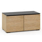 Salamander Designs Denver 221 Twin-Width AV Cabinet in Medium Walnut