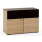 Salamander Designs Denver 329 Twin-Width AV Cabinet with Center Speaker Opening in Medium Walnut
