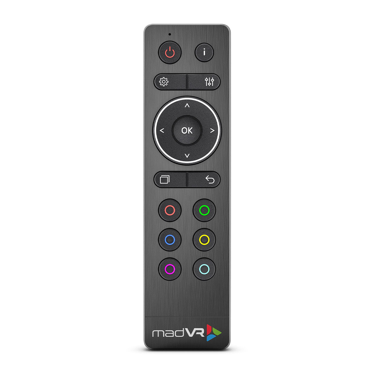 MadVR RC2 Backlit remote - Front View
