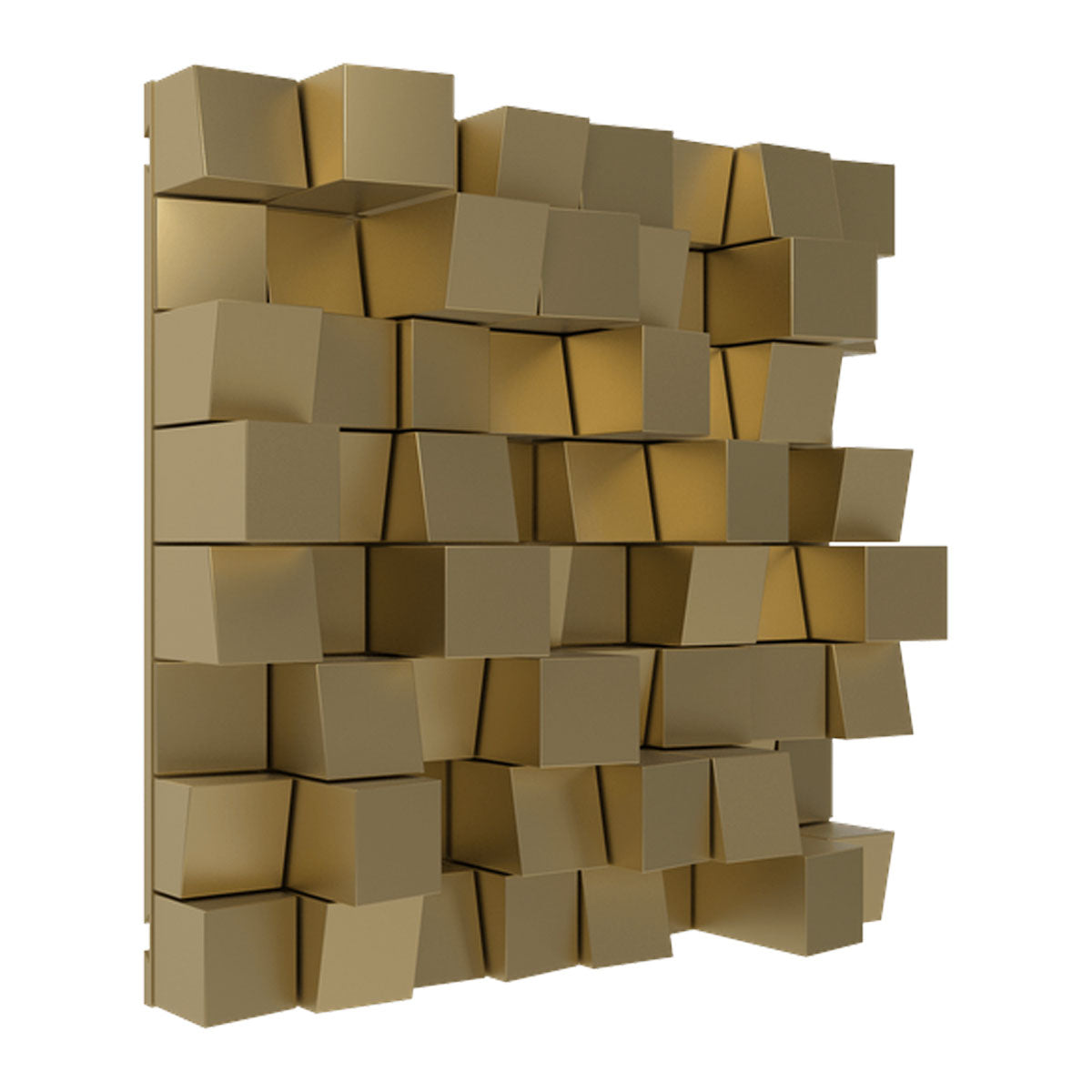 Vicoustic Multifuser Wood MKII Acoustic Panel in Metallic Gold
