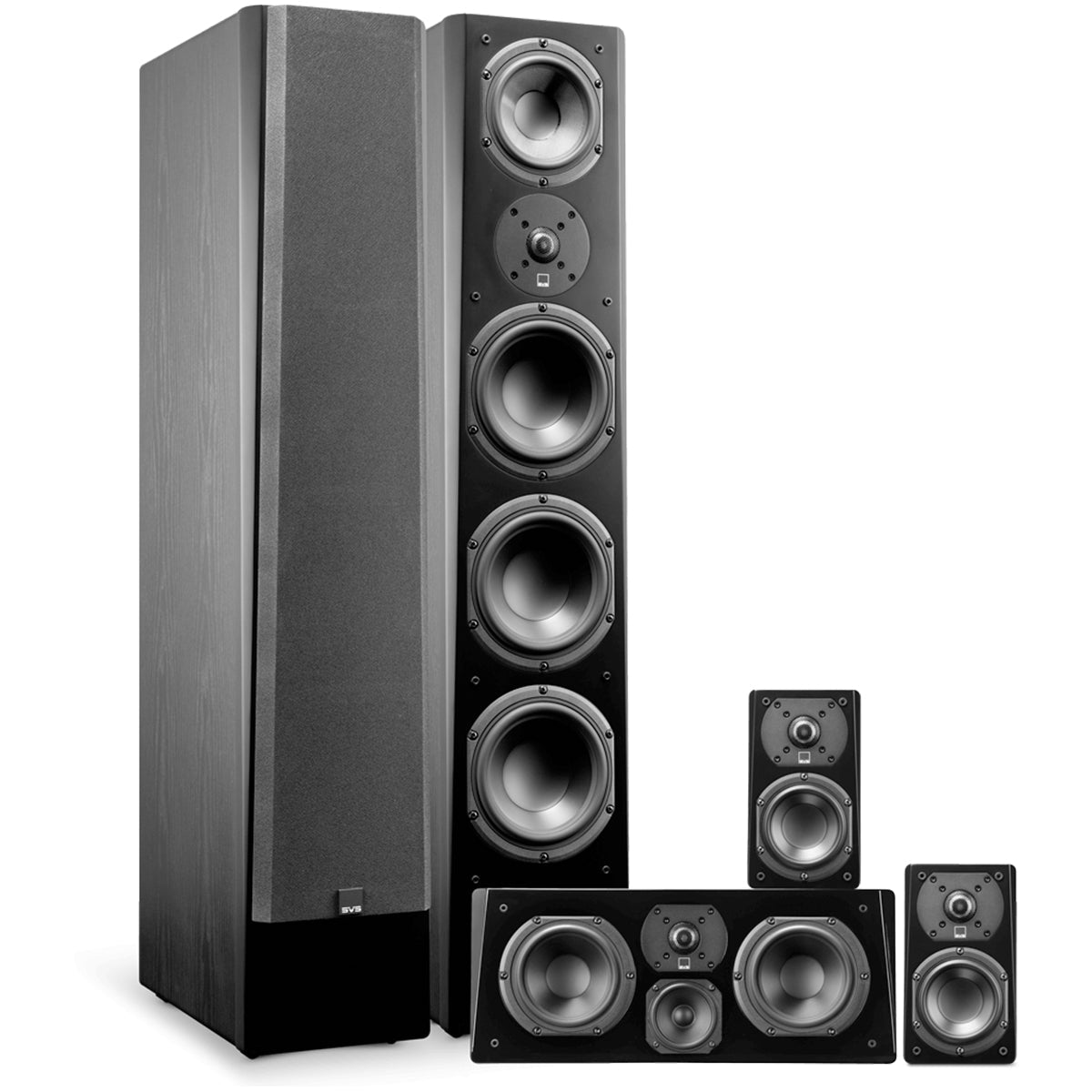 SVS Prime Pinnacle Surround System in Black Ash