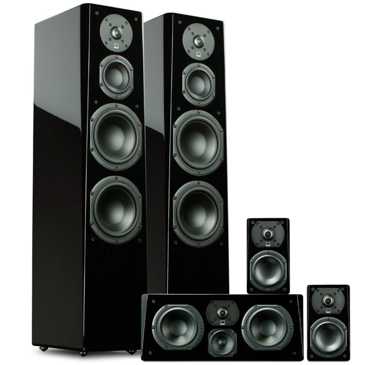 SVS Prime Tower Surround System in Black Ash