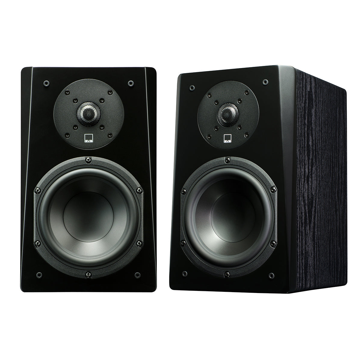 SVS Prime Bookshelf Speakers - Pair in Black Ash