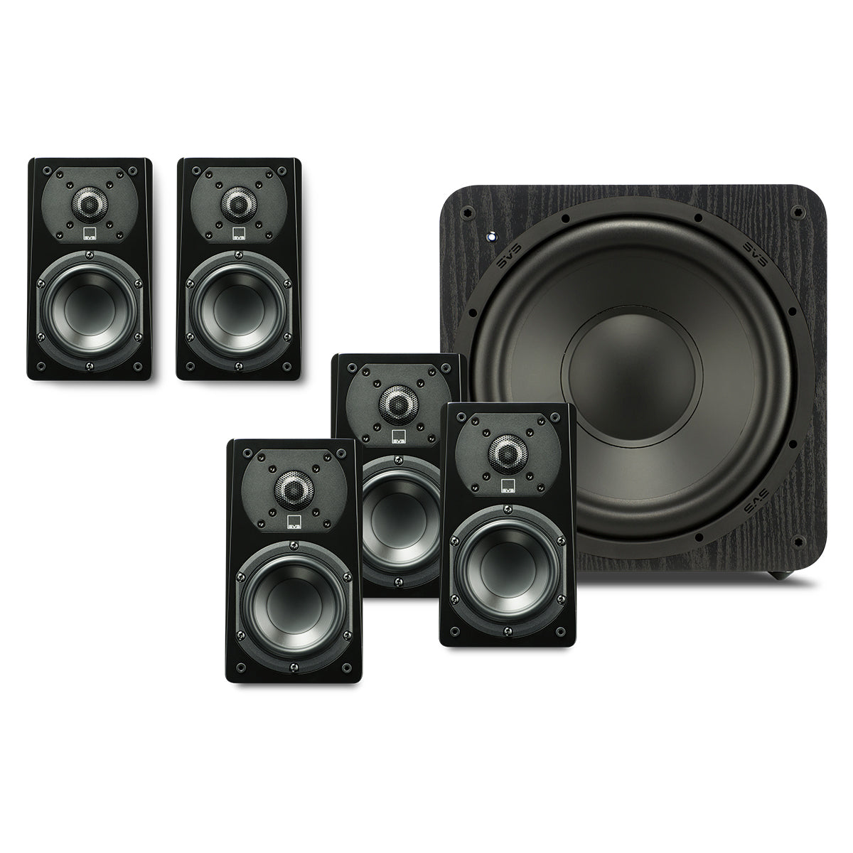 SVS Prime Satellite 5.1 Speaker System in Black Ash