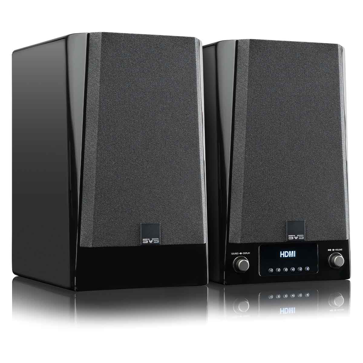 SVS Prime Wireless Pro Powered Speakers in Gloss Black