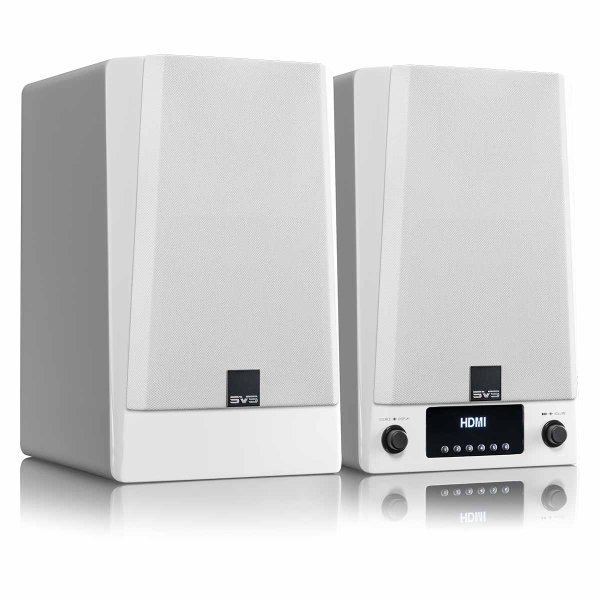 SVS Prime Wireless Pro Powered Speakers in Gloss White - Pair