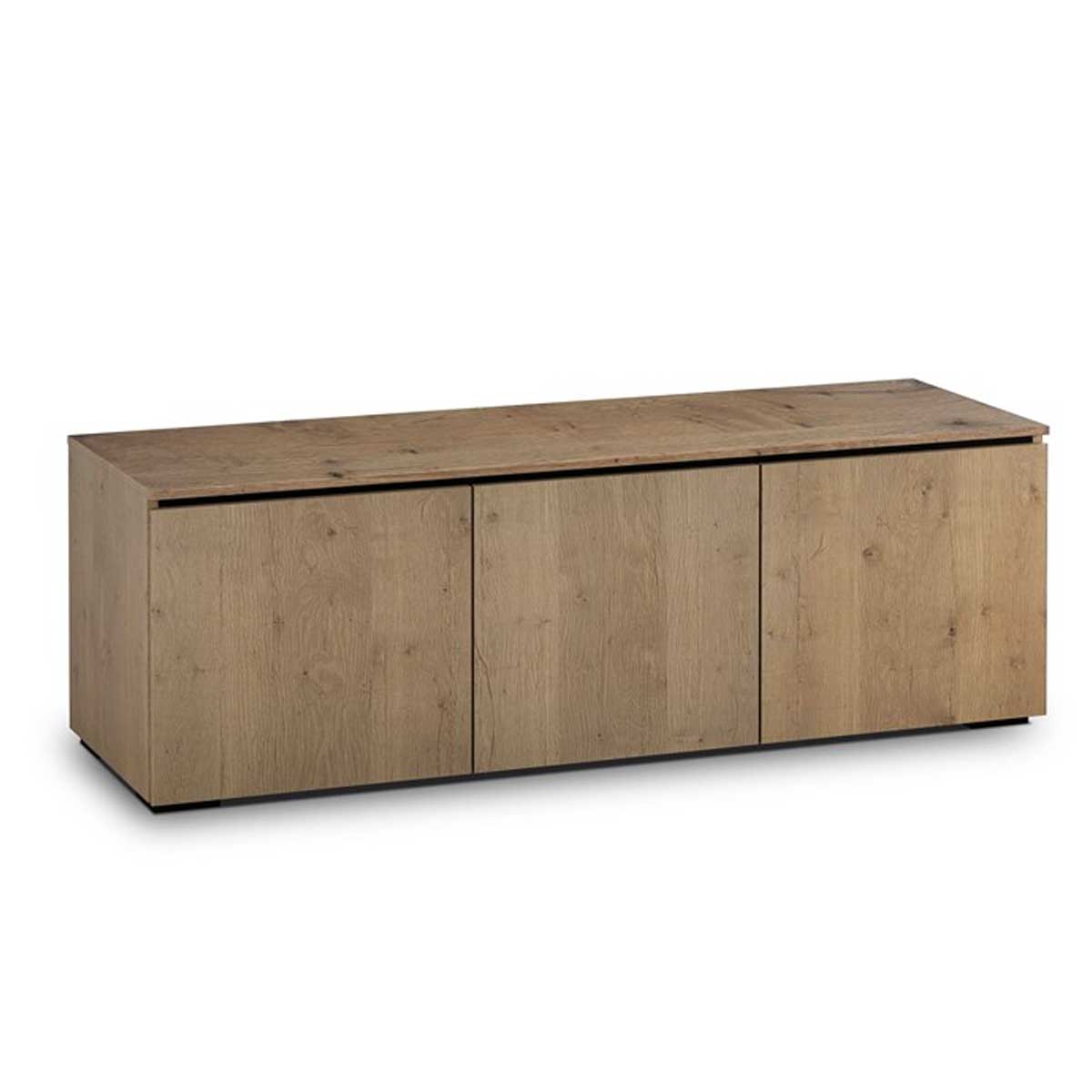 Salamander Designs Lancaster 237 Triple-Width AV Cabinet in Barnboard Oak