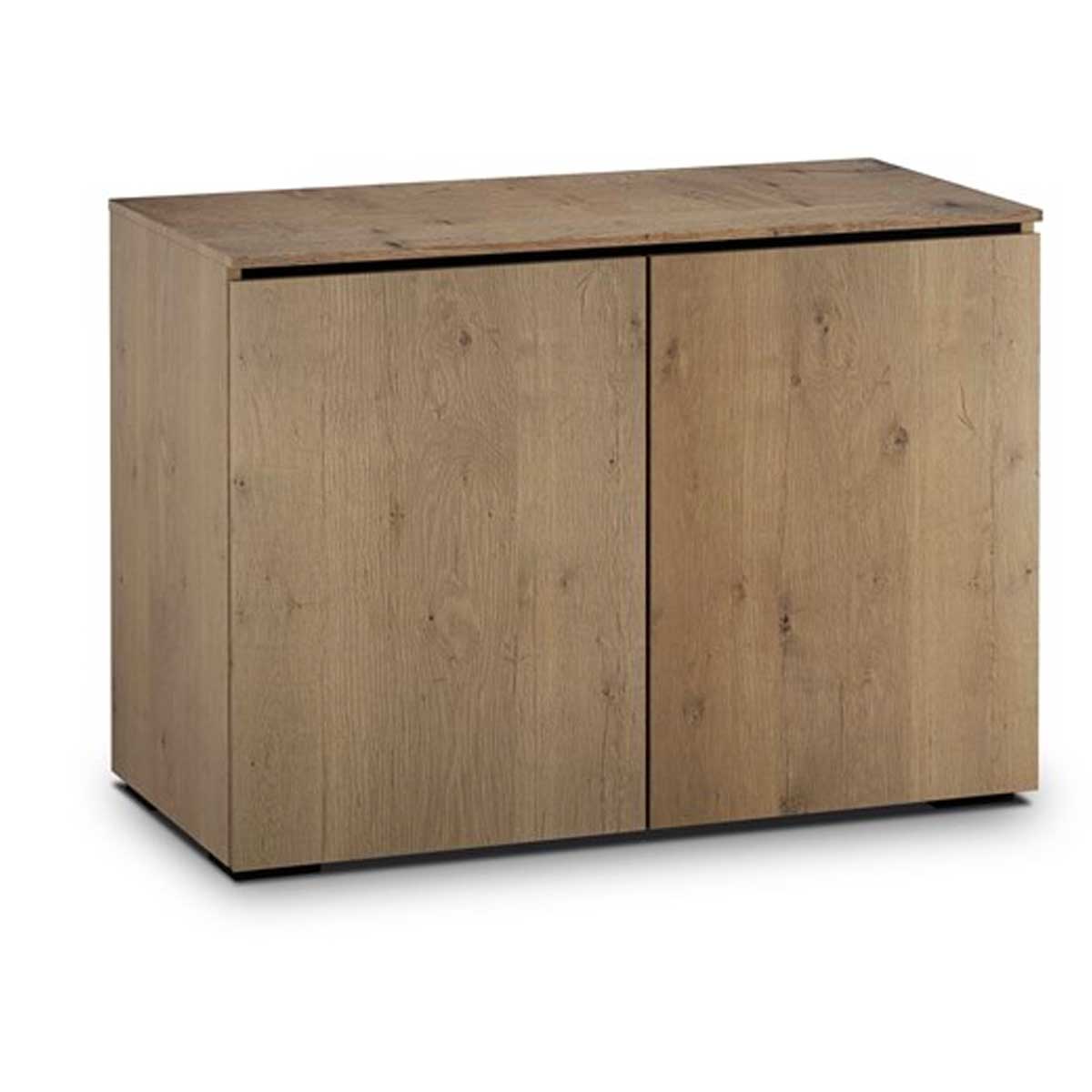 Salamander Designs Lancaster 323 Twin-Width AV Cabinet in Barnboard Oak