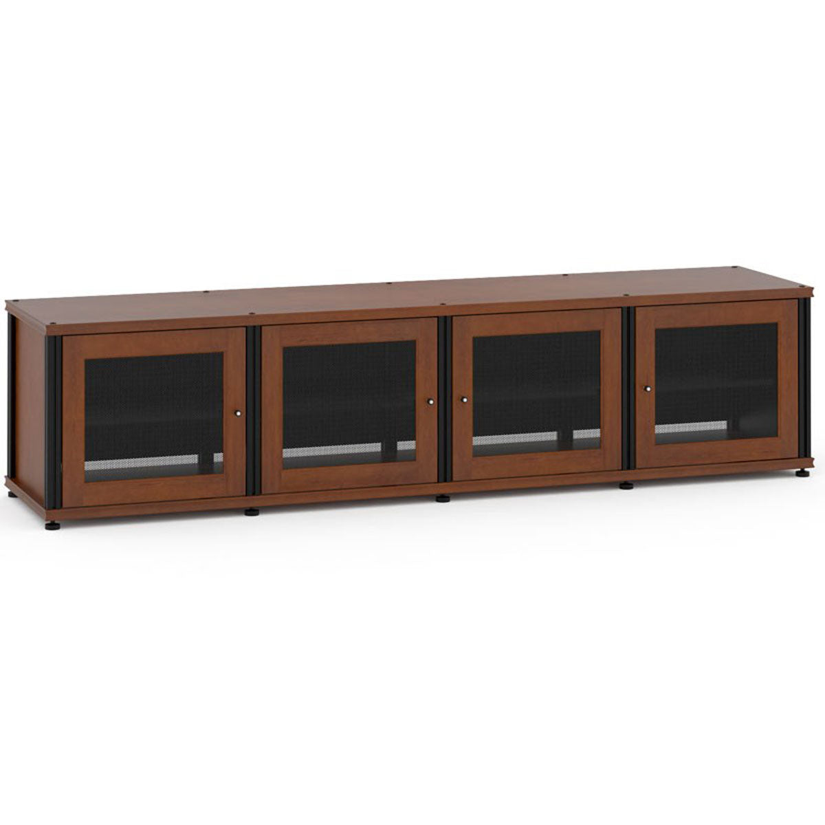 Salamander Designs Synergy Model 247 Cabinet in Cherry with Black Posts