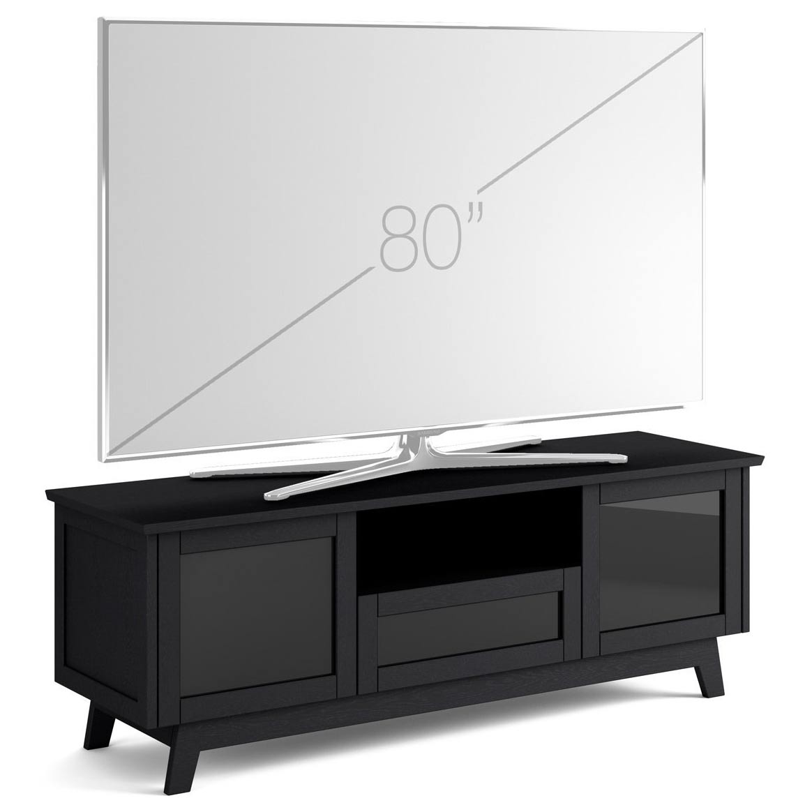 Salamander Designs SDAV5-7225 Cabinet in Black