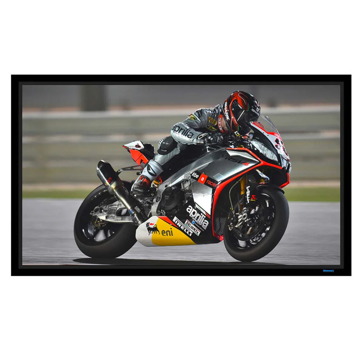 Stewart Filmscreen WallScreen Deluxe Projector Screen in 120 inches with 16:9 Aspect Ratio