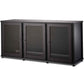 Salamander Designs Synergy Solution 337 Triple-Width AV Cabinet in Black