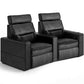 Salamander Designs TC3 Curved 2 Seat Combination Theater Chair in Black